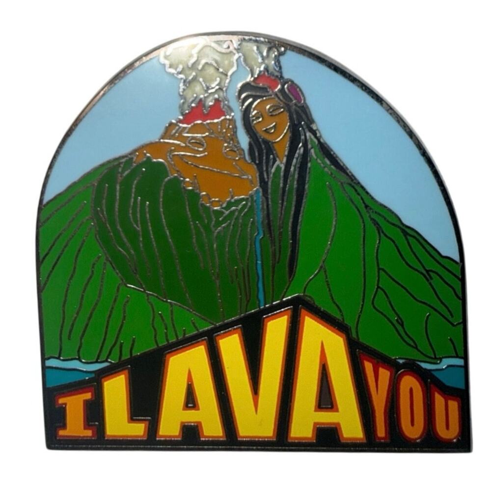 Disney 2015 Pixar Shorts Uku and Lele  Volcano I LAVA YOU Pin Volcanoes